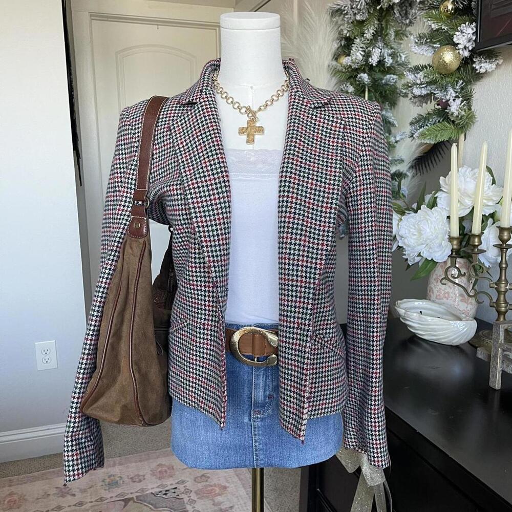 Houndstooth Blazer